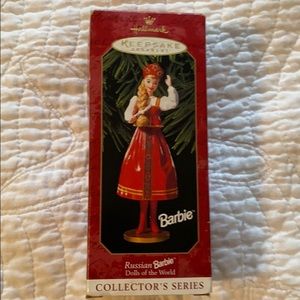 1999 Russian Barbie ornament.